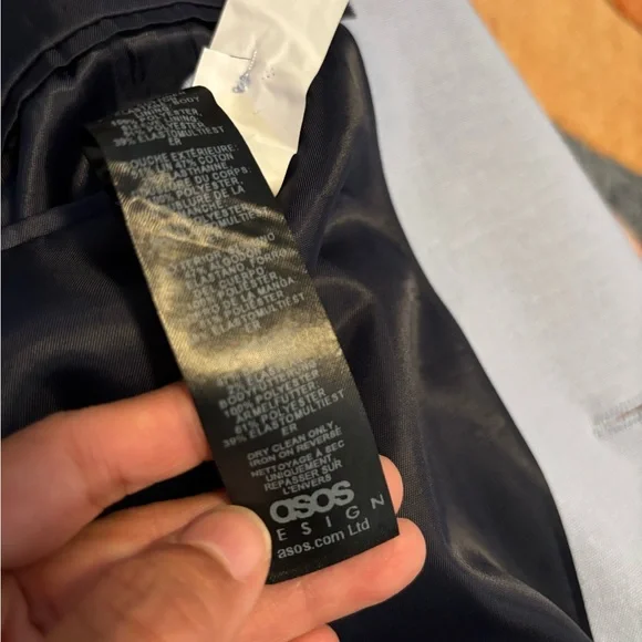 ASOS Design Light Blue Blazer - Picture 5 of 8